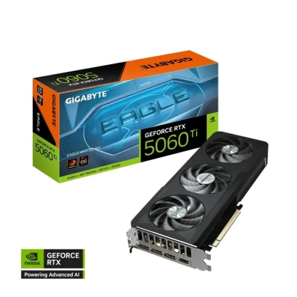 GIGABYTE GeForce RTX 5060 Ti EAGLE MAX OC 16GB GDDR7 Graphics Card